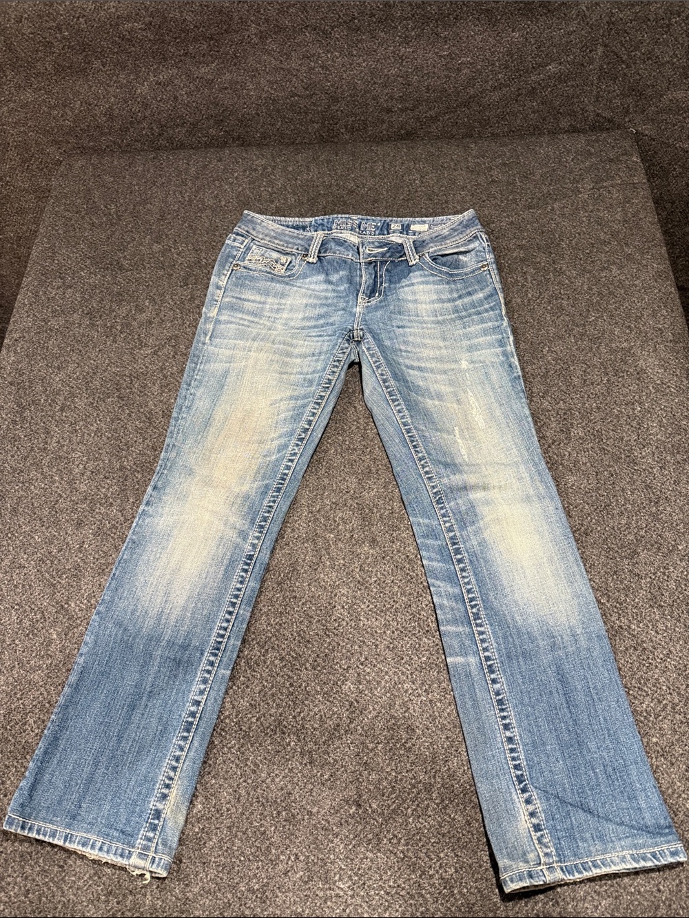 Miss Me Light Blue Women's Bootcut Jeans 28”
